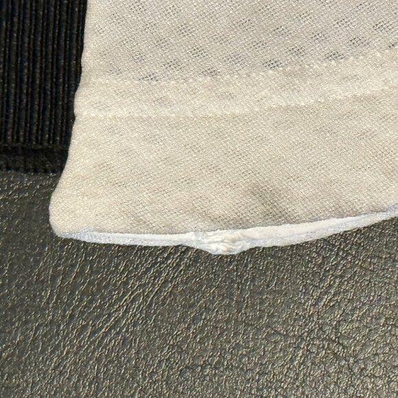 LULULEMON Women's Large White Ready Set Go Crop Mesh Panels - Picture 11 of 11